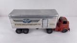 Wyandotte Grey Van De Luxe Semi Truck Toy