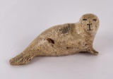 Antique Inuit Eskimo Seal Carving