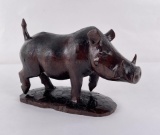 African Warthog Carving