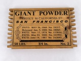 Giant Powder Box End