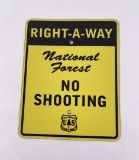USFS Forest Service National Forest Sign