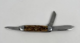 Antique Imperial Jigged Bone Pocket Knife