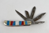 Deer Creek Inlaid Handle Pocket Knife