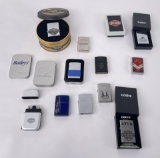 Collection of Zippo Harley Davidson Lighters