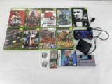 Collection of Video Games Xbox SNES Gameboy