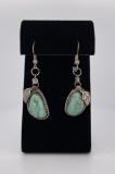 Navajo Sterling Silver Turquoise Earrings