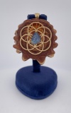 Custom Made Blue Opal Necklace Pendant