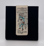 Zuni Inlaid Kokopelli Money Clip