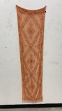 Salmon Pink Beaded Shawl