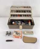 Vintage Fishing Tackle Box and Contents