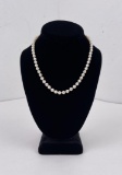 Cultured Pearl Sterling Silver Necklace