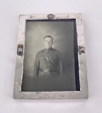 WWI WW1 Sterling Silver US Army Photo Frame