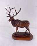 Sharon Ziegenhagen Montana Elk Wood Carving