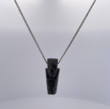 Mexican Aztec Obsidian Necklace