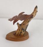 Lovejoy Wood Eagle Carving Sculpture