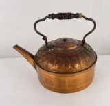 Antique Copper Tea Pot Kettle