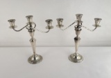 Sterling Silver Candelabra Candlesticks