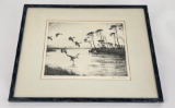 Hans Kleiber Evening Etching