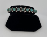 Navajo Sterling Silver Turquoise Bracelet