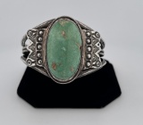 Navajo Sterling Silver Turquoise Bracelet