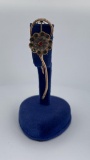 Victorian Gold Filled Flower Brooch