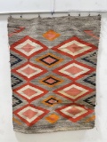 Antique Transitional Navajo Indian Blanket Rug