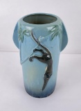 Roseville Wincraft Black Panther Vase 290-11