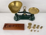 Antique Cast Iron Dry Good Store Scale