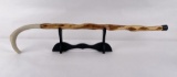Montana Deer Horn Diamond Willow Walking Stick