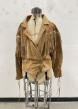 Vintage American Signature Fringed Leather Jacket