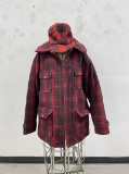 Vintage Woolrich Mackinaw Coat Jacket and Hat