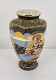 Japanese Satsuma Moriage Vase