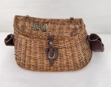 Vintage Montana Wicker Fishing Creel