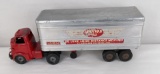 Wyandotte Grey Van De Luxe Semi Truck Toy