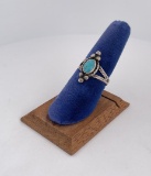 Navajo Sterling Silver Turquoise Ring