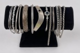 Collection of Sterling Silver Bracelets