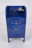 USPS Postal Service Tin Mailbox Bank