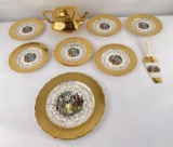 Liberty China 22k Gold Painted Porcelain