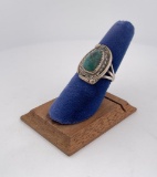 Navajo Sterling Silver Turquoise Ring