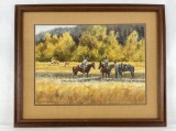 Tom Browning Cowboy Watercolor Painting