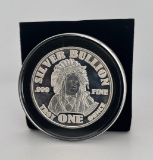 Native American Indian 1oz Silver Round
