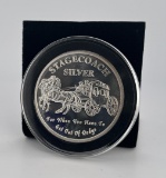 Stagecoach Silver Round
