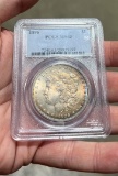 1896 Morgan Silver Dollar Rainbow Toned