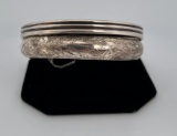 Pair of Sterling Silver Bracelet Bangles