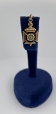 14k Gold Masonic Knights Templar Watch Fob