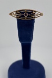 Victorian 10k Gold and Amethyst Brooch
