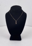 10k Gold Gamma Phi Beta Necklace
