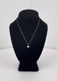 14k Gold and Pearl Necklace