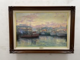 Fisherman's Wharf Thomas Kinkade Gallery Proof