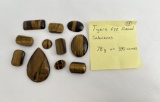 Tigers Eye Polished Cabochons